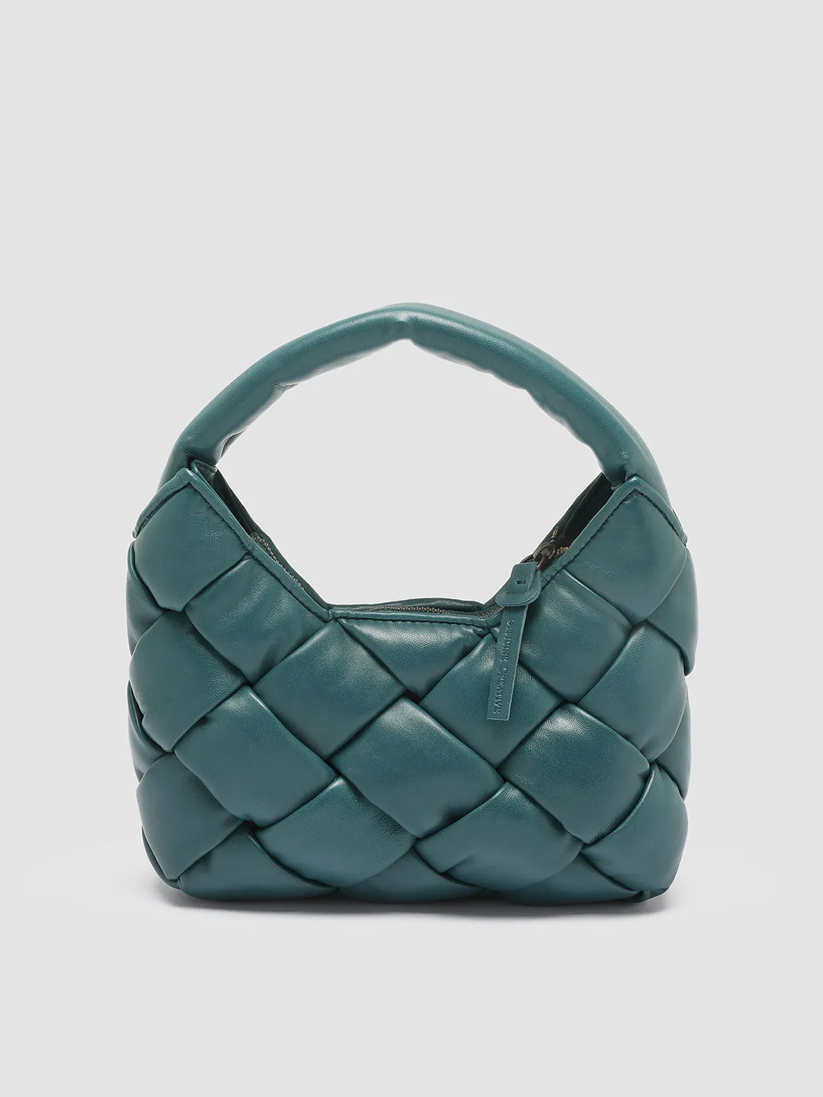 OC CLASS 50 Massive - Green Leather Hobo Bag