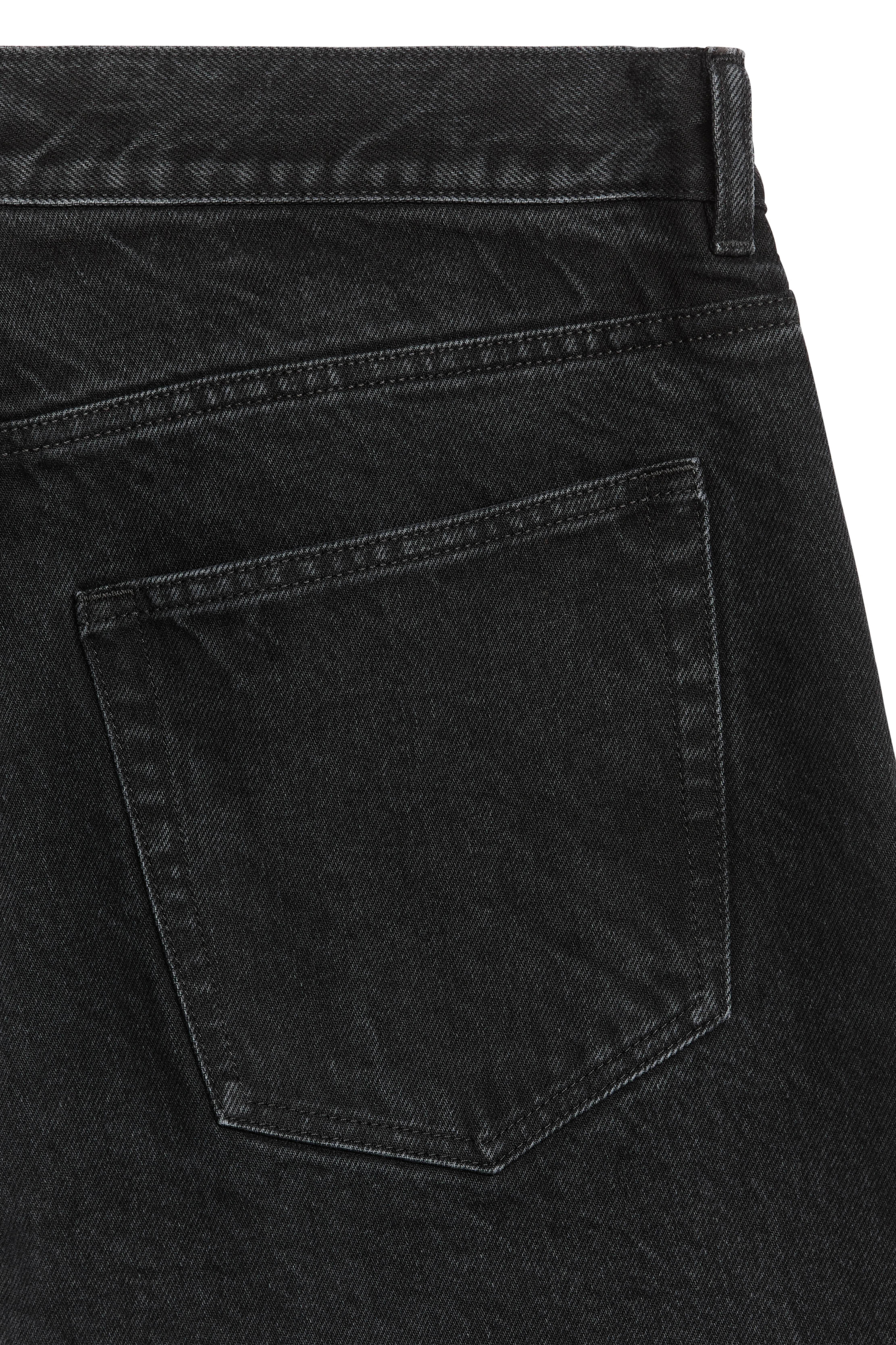 OCEAN Loose Straight Jeans - Regular waist - Long - Black - Men | H&M GB