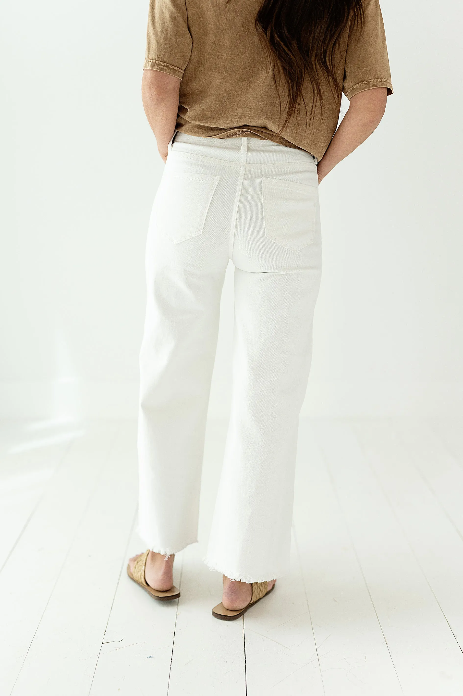 Odette High Rise Crop Wide Leg Pants - Size 1 Left