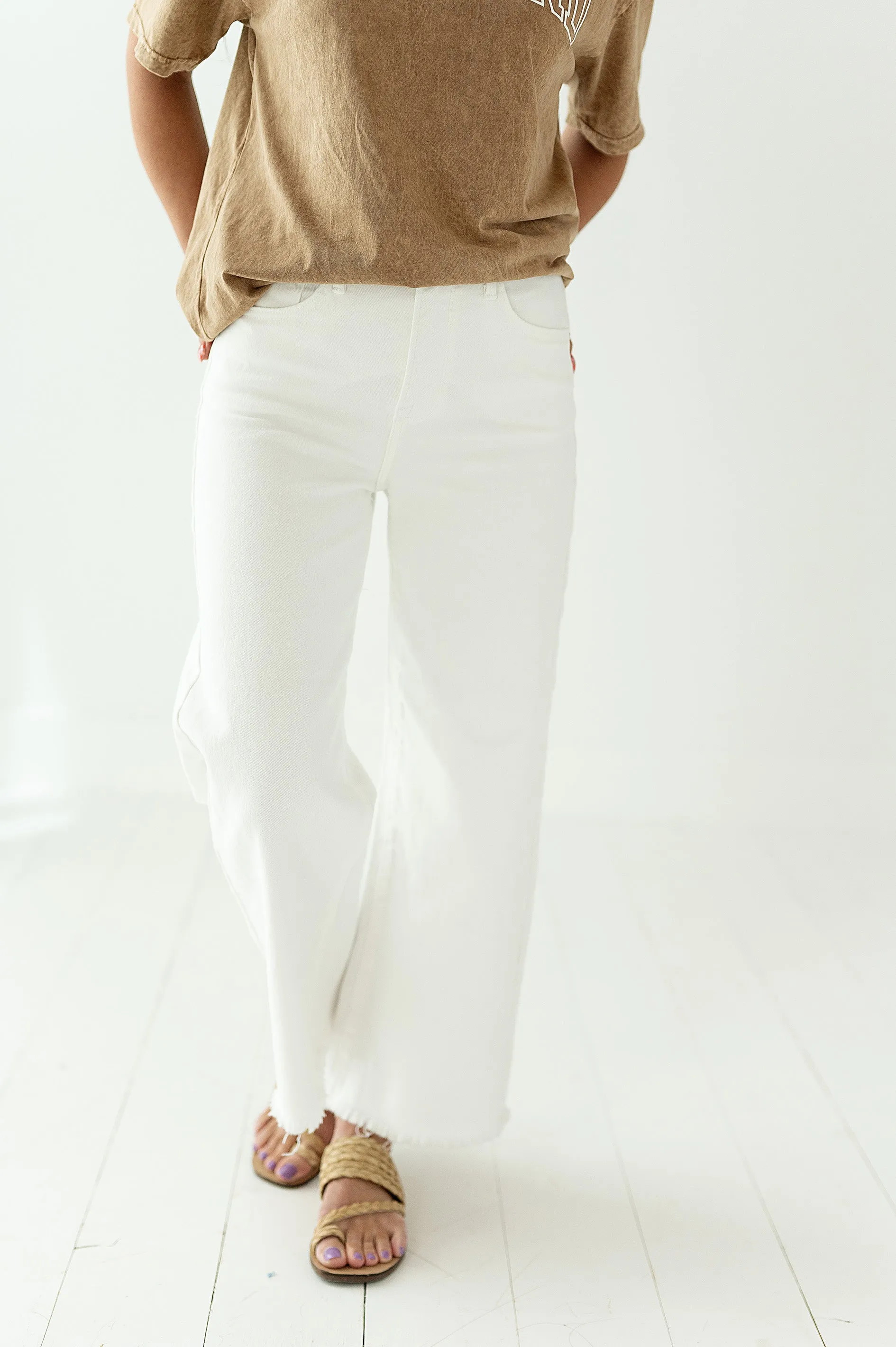 Odette High Rise Crop Wide Leg Pants - Size 1 Left