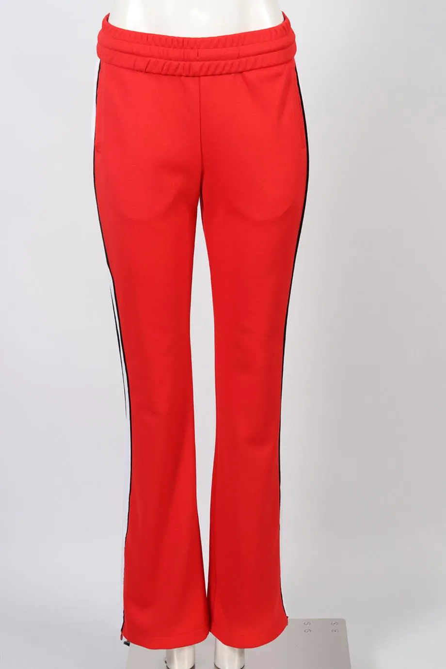 OFF-WHITE C/O VIRGIL ABLOH JERSEY STRAIGHT LEG PANTS SMALL