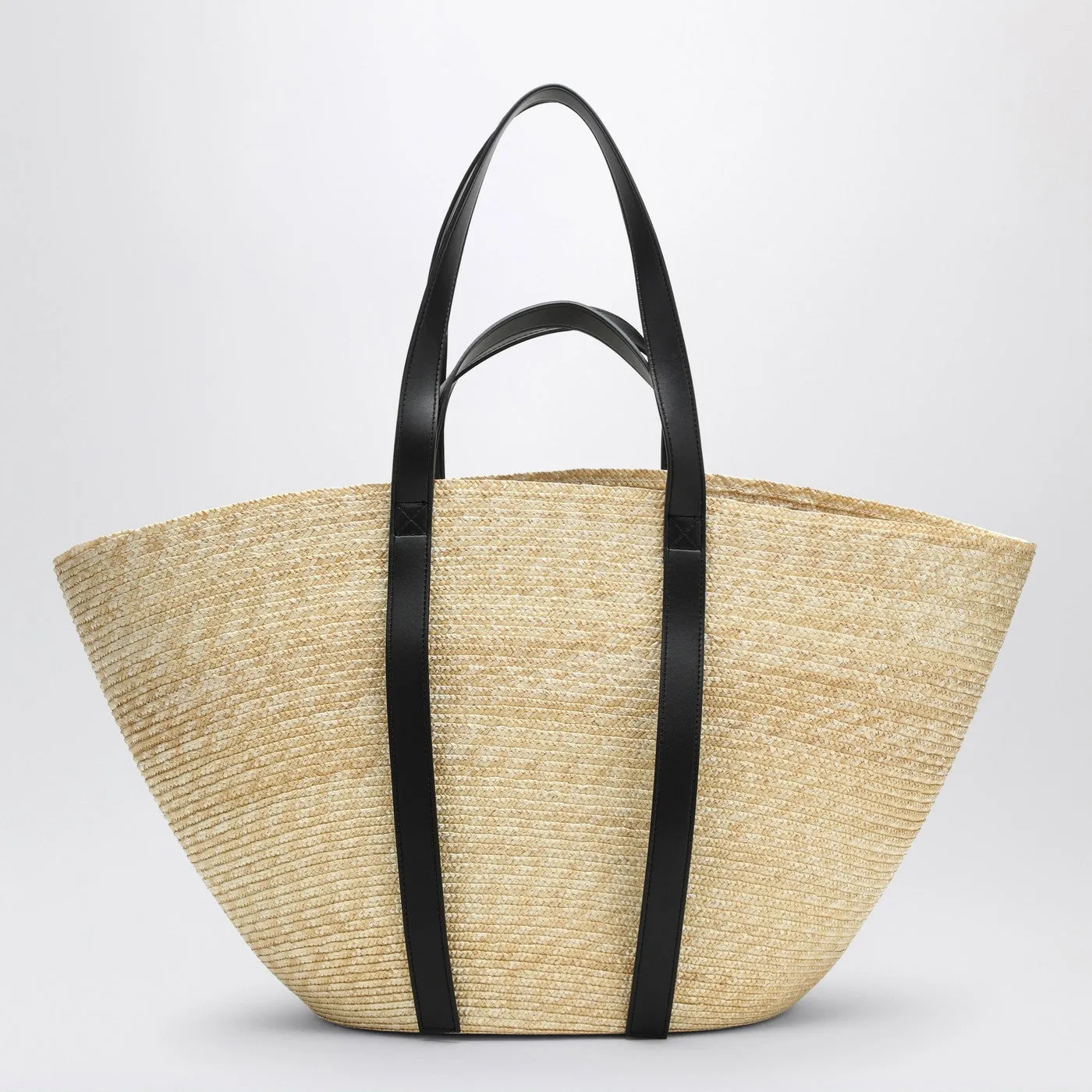 Off White    Off White™ Can't Wait Media Tote In Raffia