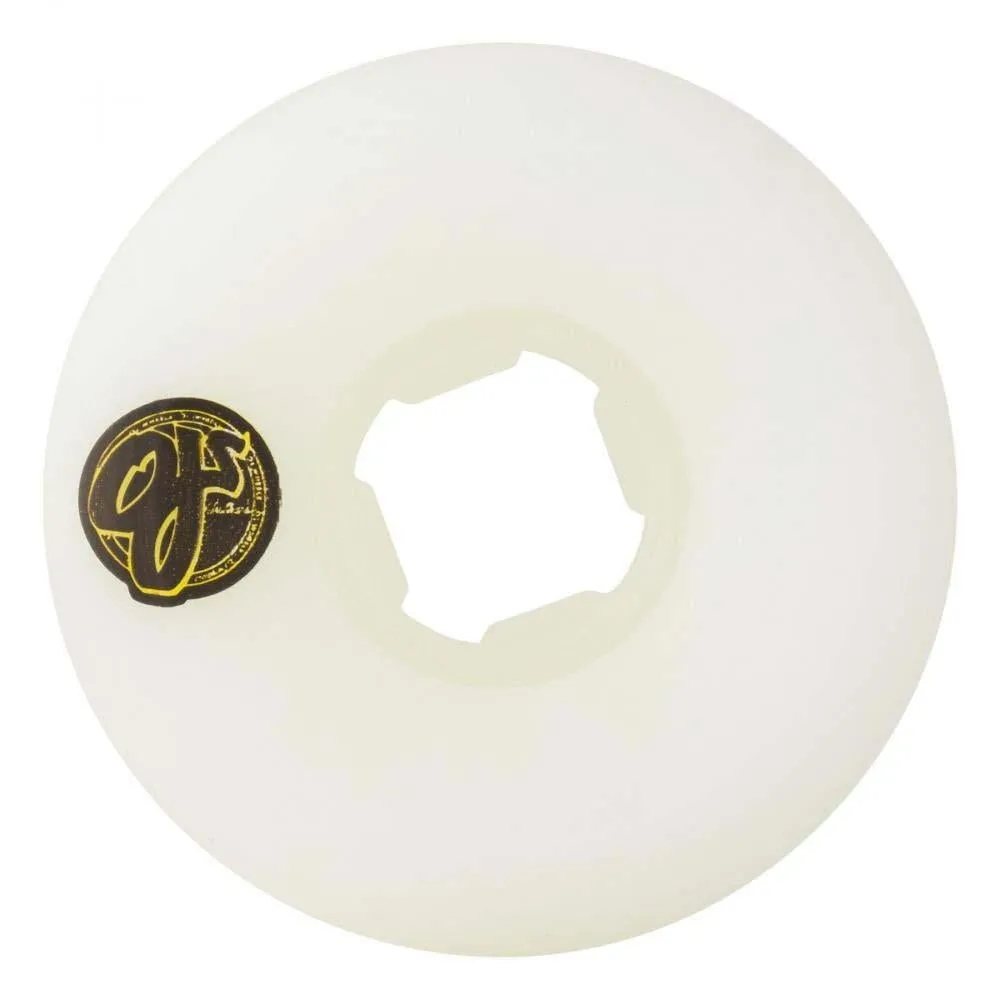 OJ Skateboard Wheels Team Line Hardline 99a White 53mm