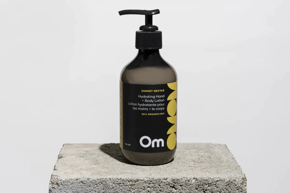 Om Organics Sunset Nectar Hand+Body Lotion