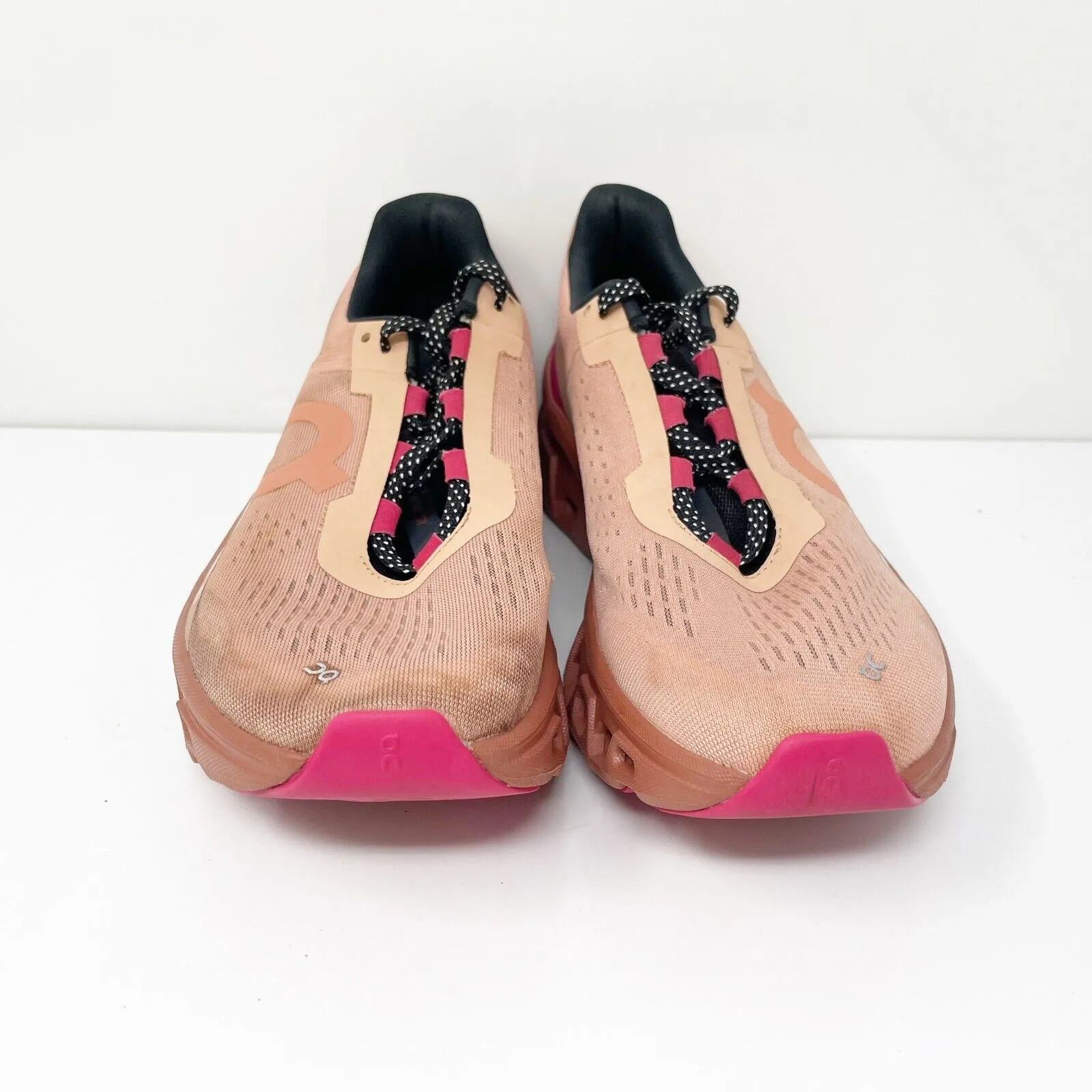 On Womens Cloudmonster Pink Running Shoes Sneakers Size 10.5