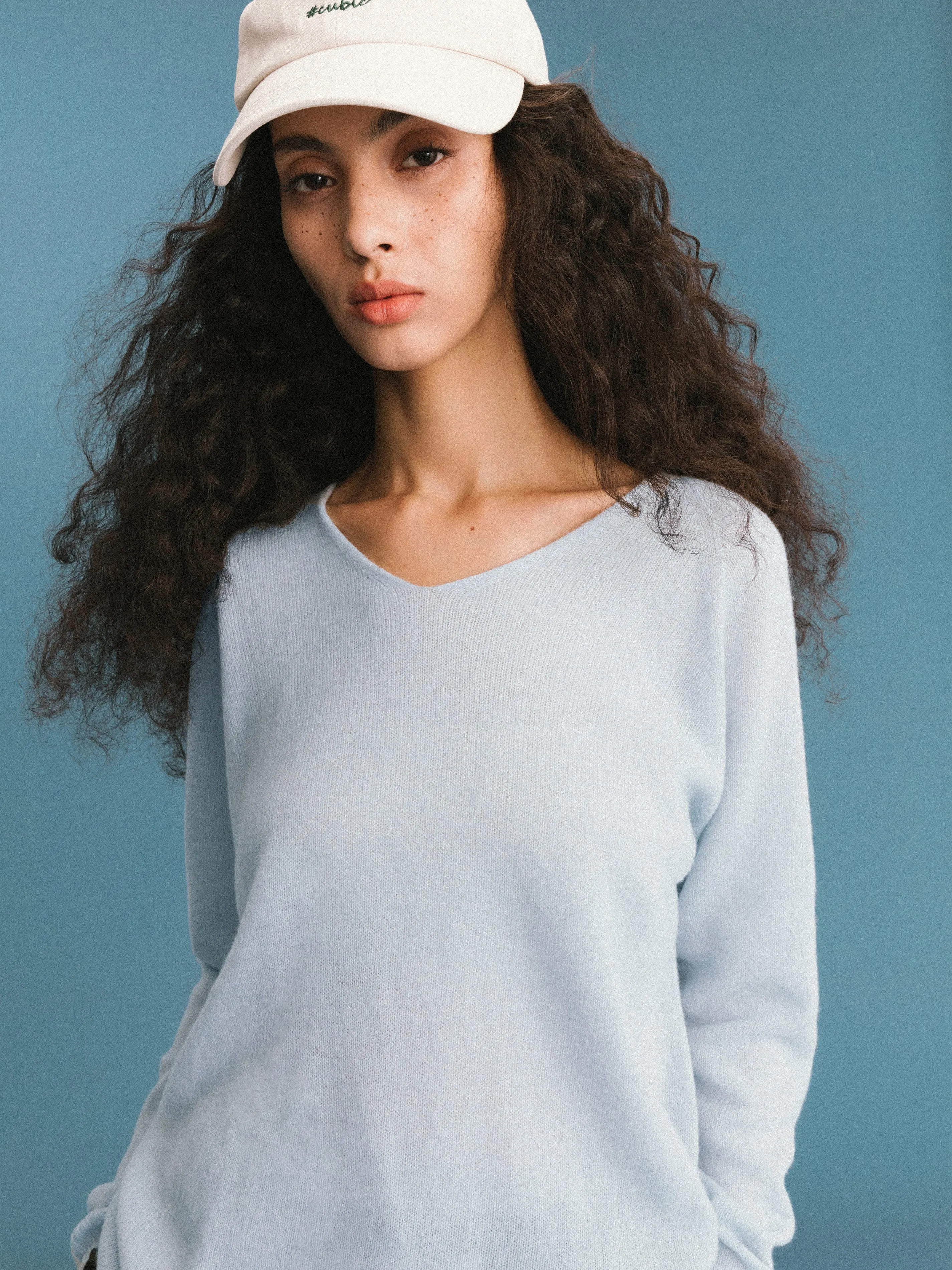 ONE BY CUBIC Boxy 100% Sheep Wool Knitwear Jumper