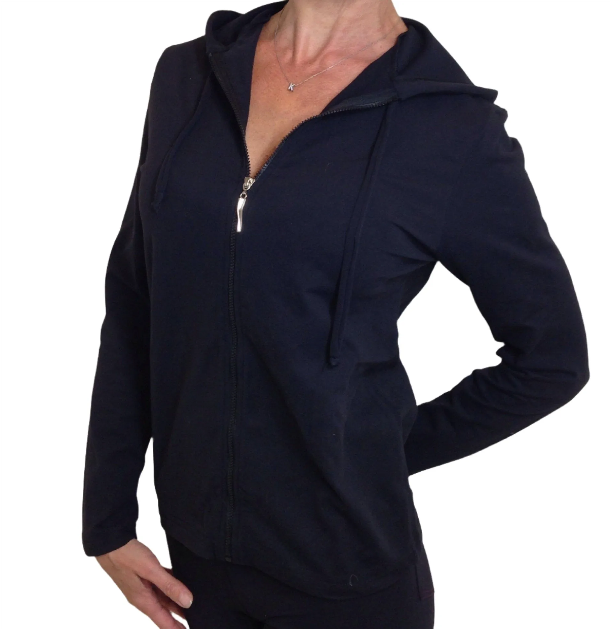 One Step Ahead Brushed Supplex Zipper Hooded Jacket 285