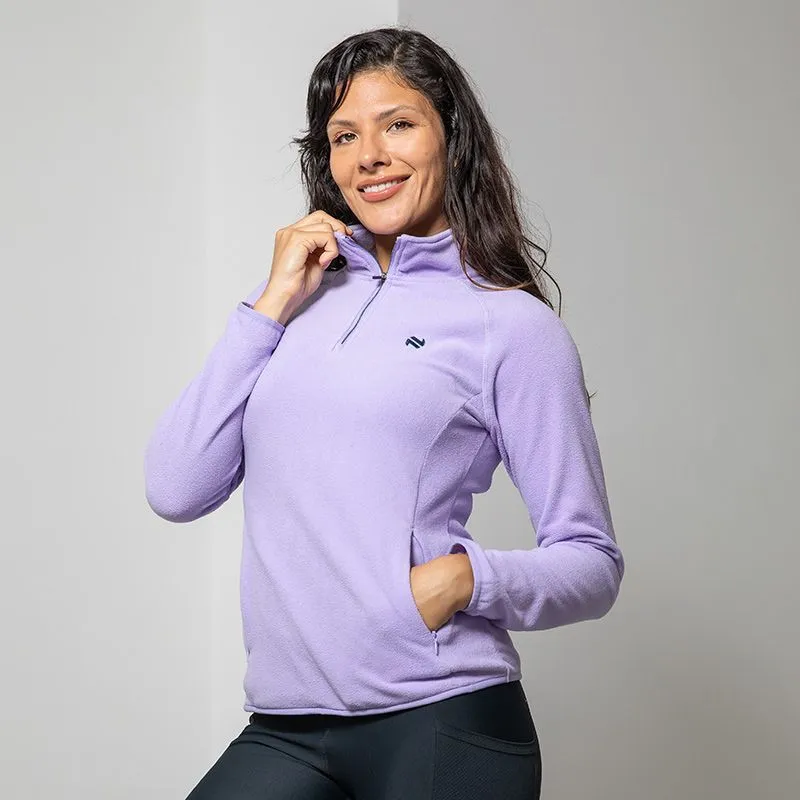 O'Neills Women's Cairo Half Zip Fleece Purple