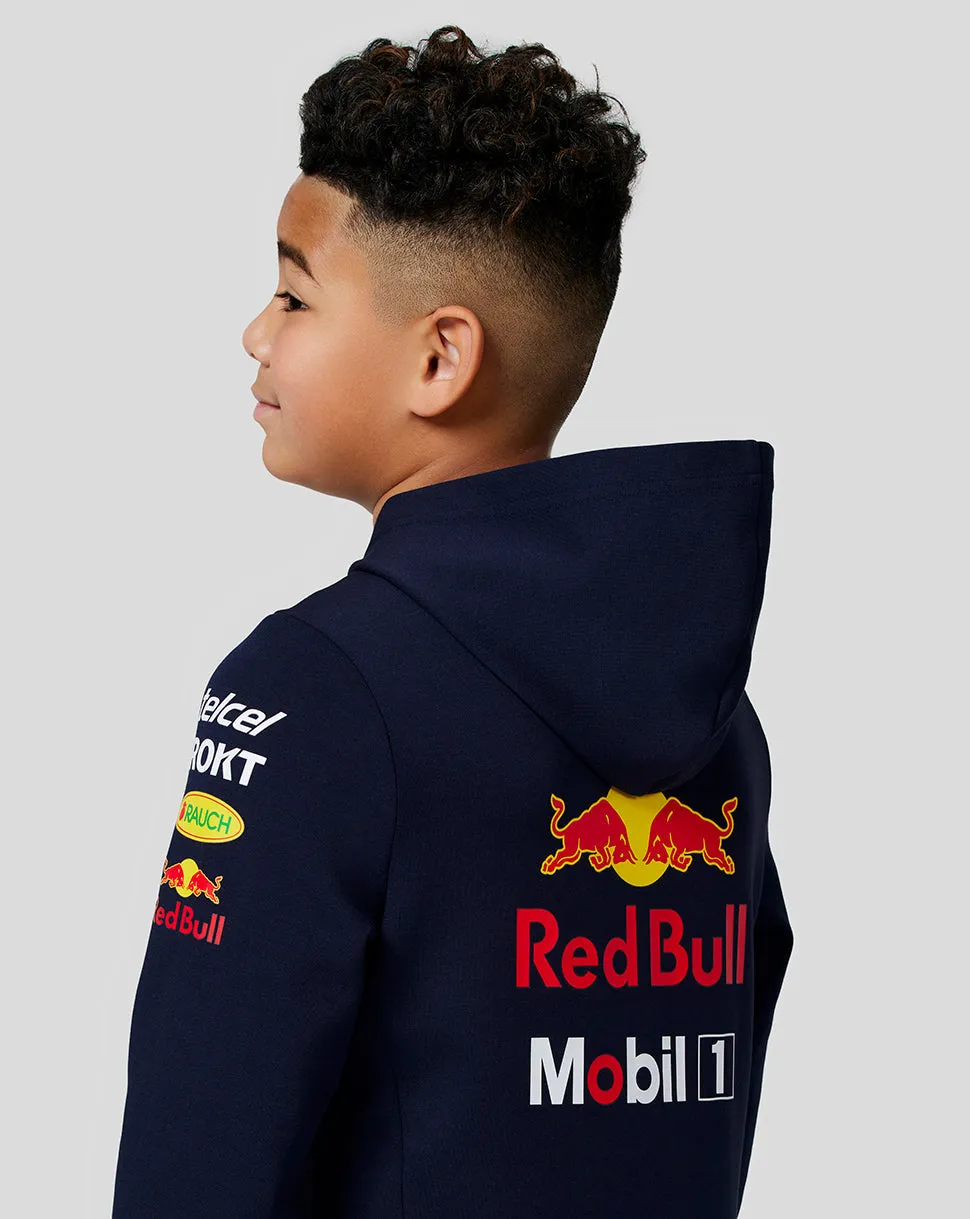 Oracle Red Bull Racing Junior Official Teamline Full Zip Hoodie - Nigh