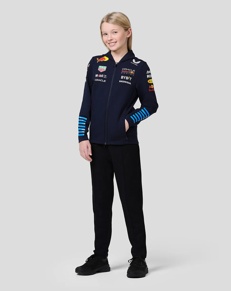 Oracle Red Bull Racing Junior Official Teamline Full Zip Hoodie - Nigh