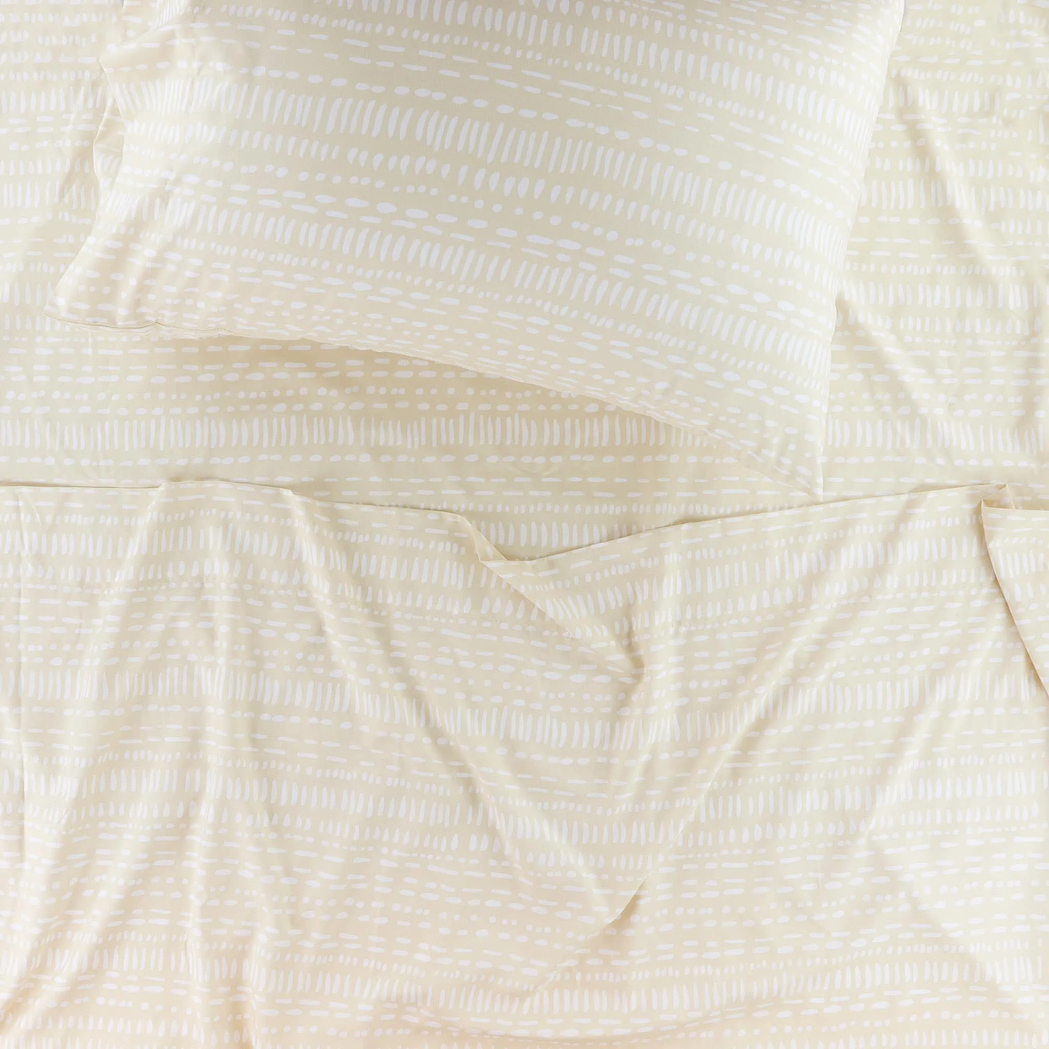 Origami Maison Double Sheet Set - Beige  - Clement