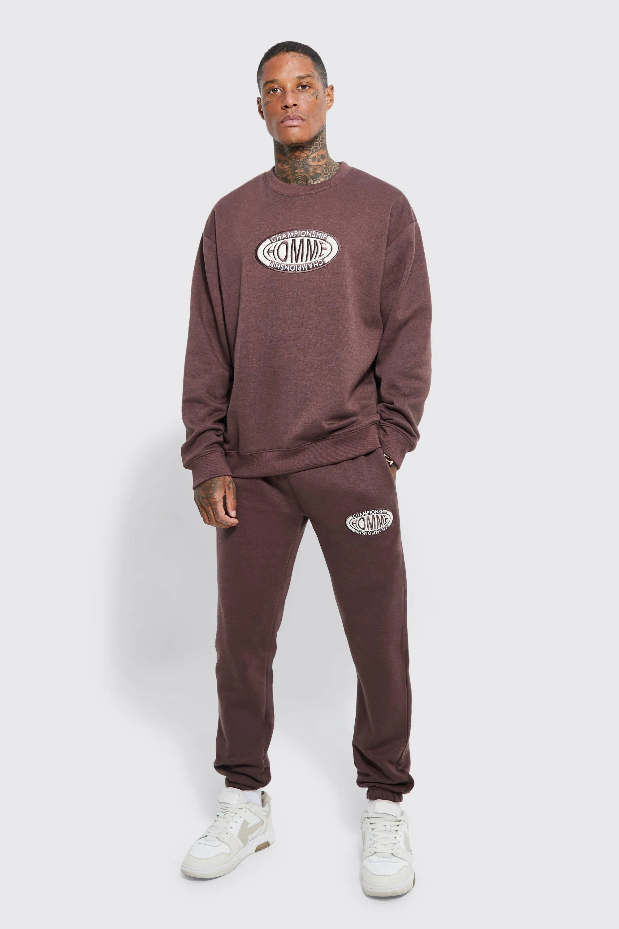 Oversized Homme Sweatshirt Tracksuit