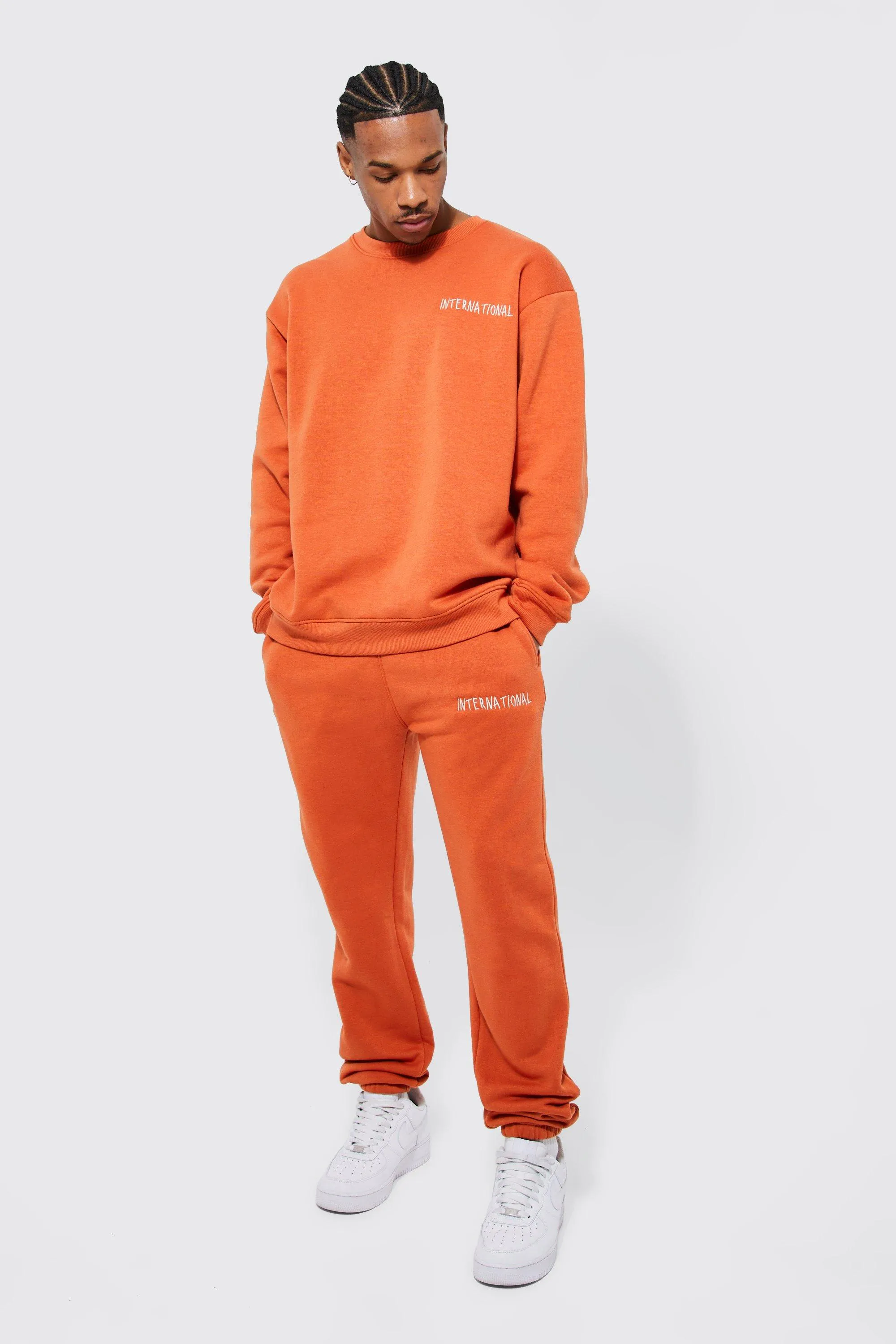 Oversized International Sweatshirt Tracksuit