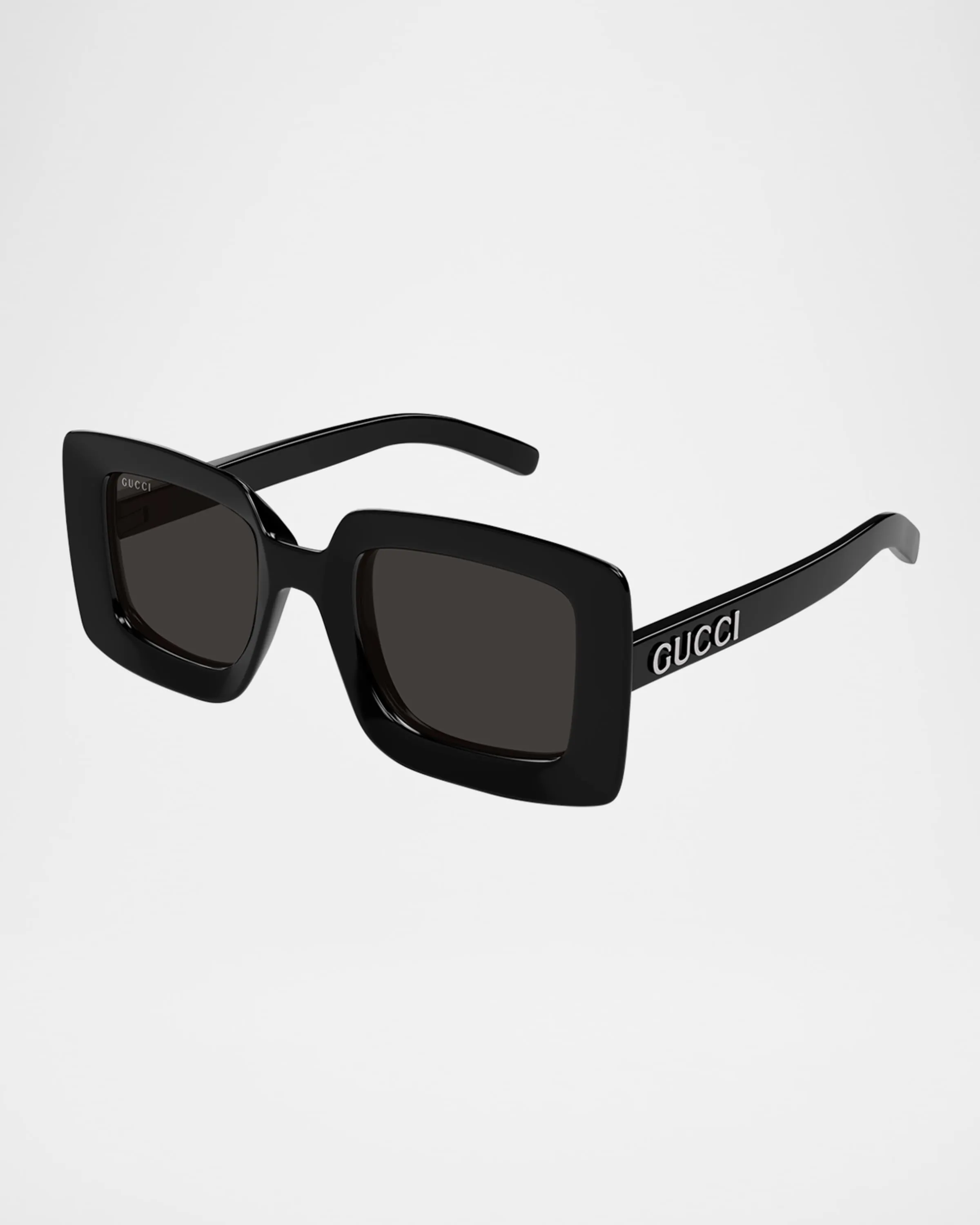 Oversized Rectangle Plastic Sunglasses