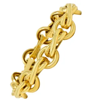 Paloma Picasso Tiffany & Co. 18 Karat Gold Knot Graffiti X Link Bracelet