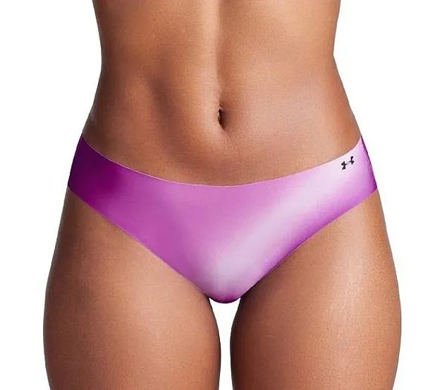 panties Under Armour Pure Stretch No Show Nov Bikini 3 Pack - Stellar Pink/Purple/Blue Petrol - women´s