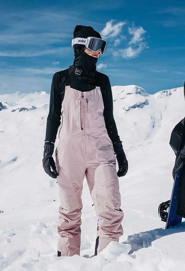 pants Burton Kimmy Bib AK 2L Gore-Tex - Shadow Pink - women´s