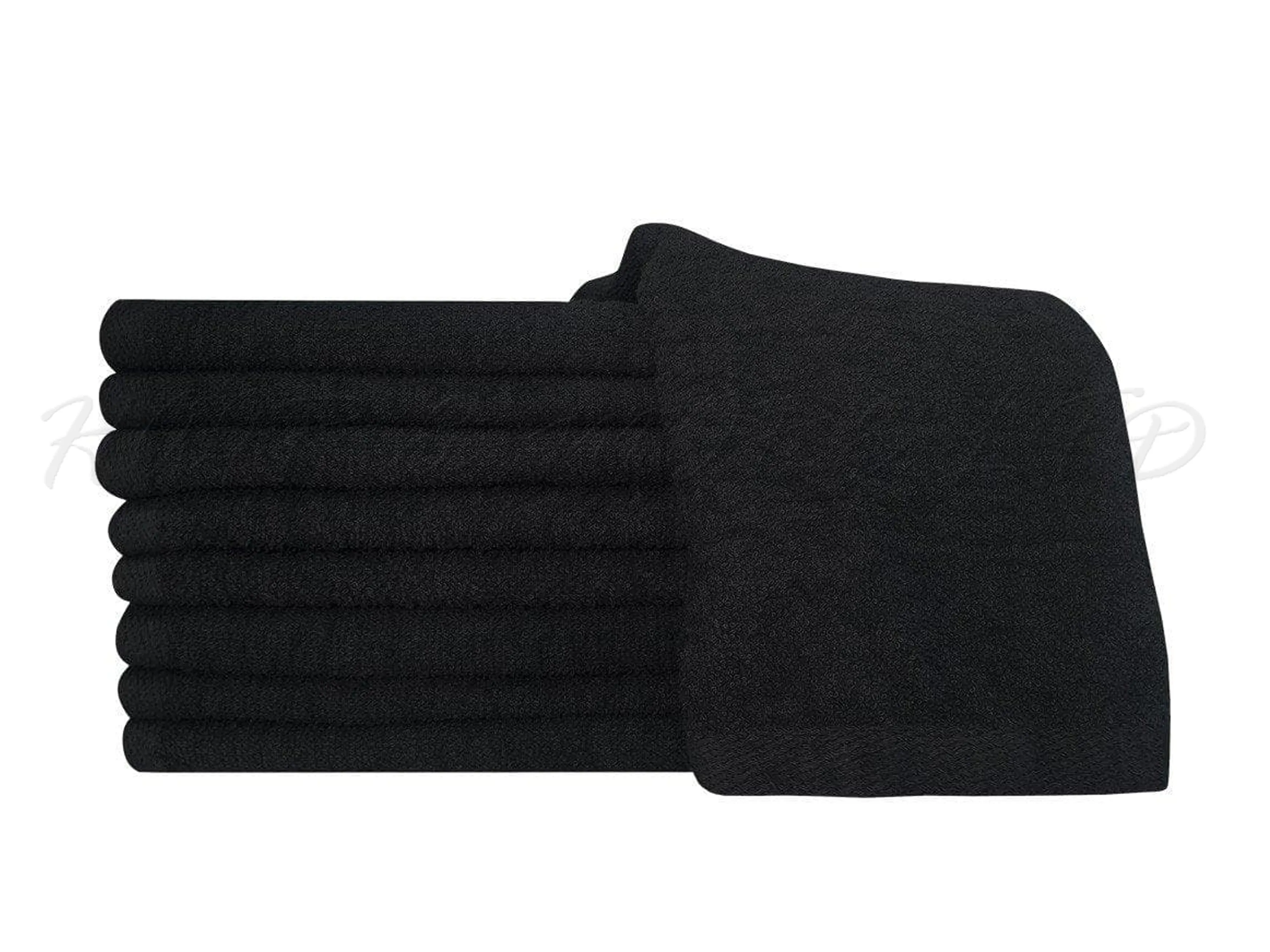 Partex Bleach Guard Legacy Towels, 9 Pack - Black