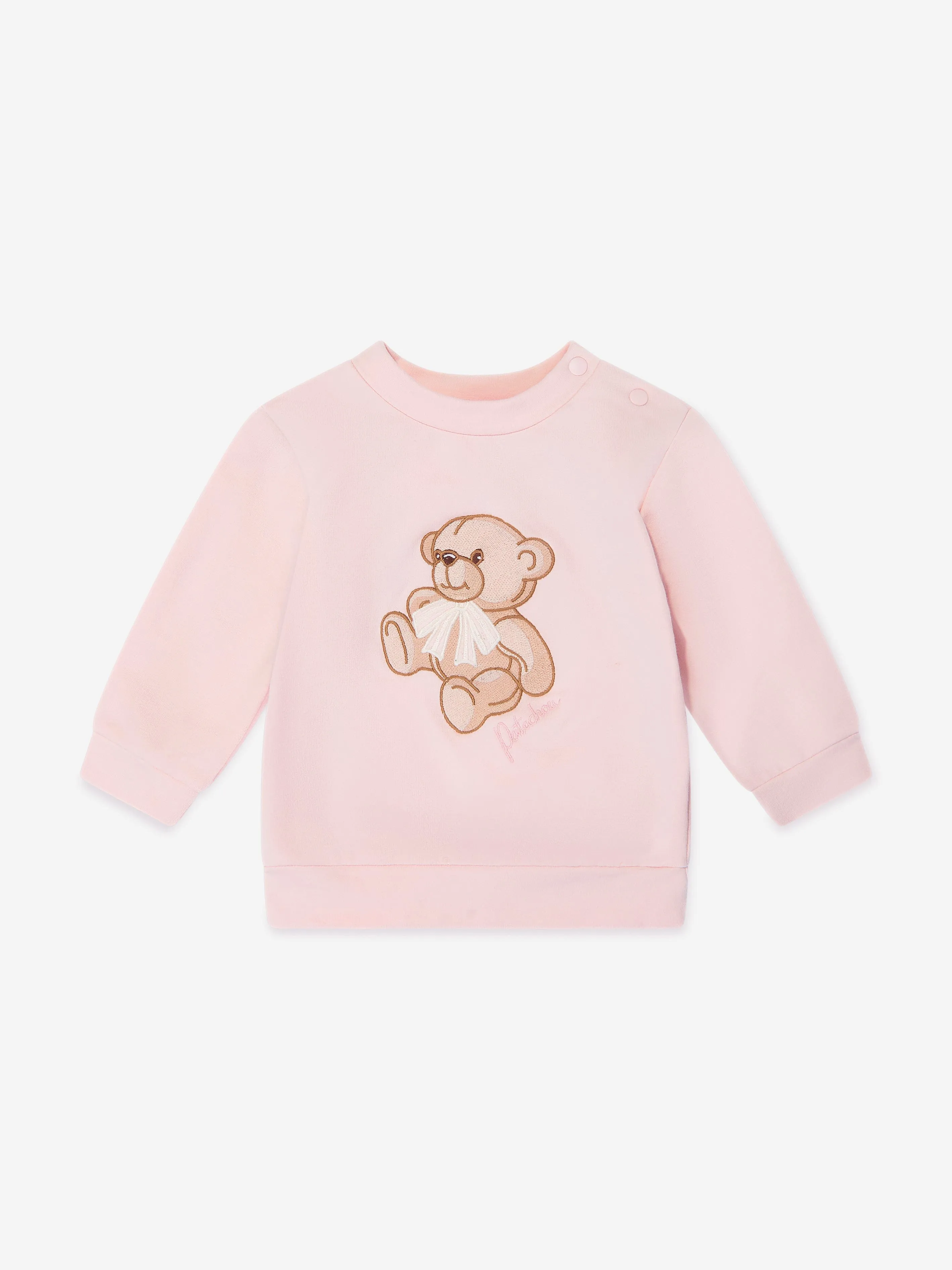 Patachou Baby Girls Teddy Bear Tracksuit in Pink