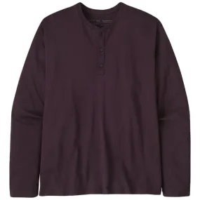 Patagonia Men's Obsidian Plum Regenerative Organic Certified Cotton Lightweight Henley