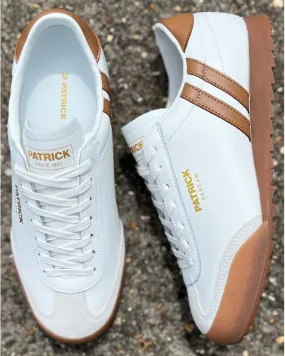 Patrick Bergan Trainers White/Tan