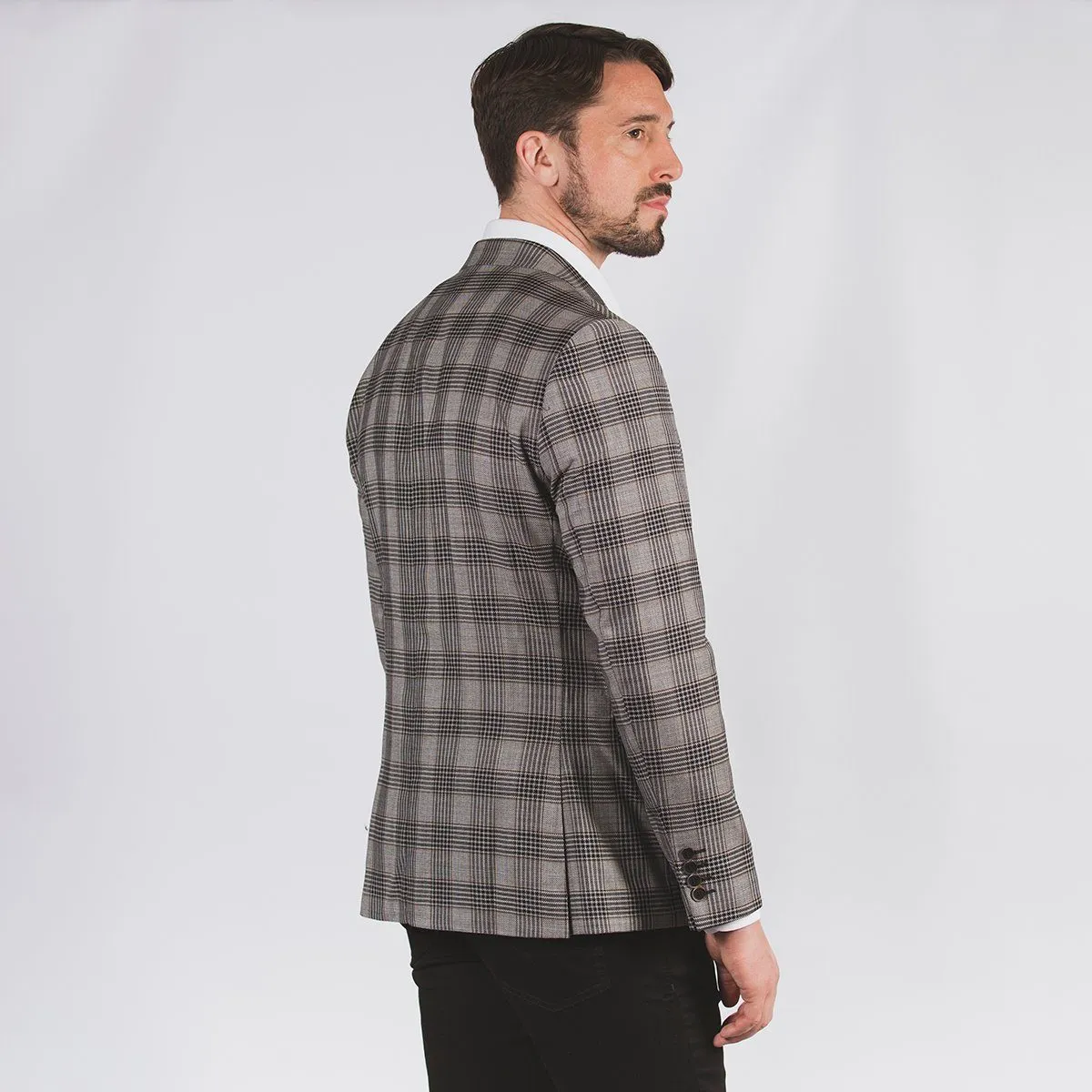 Patrick Grey Check Jacket