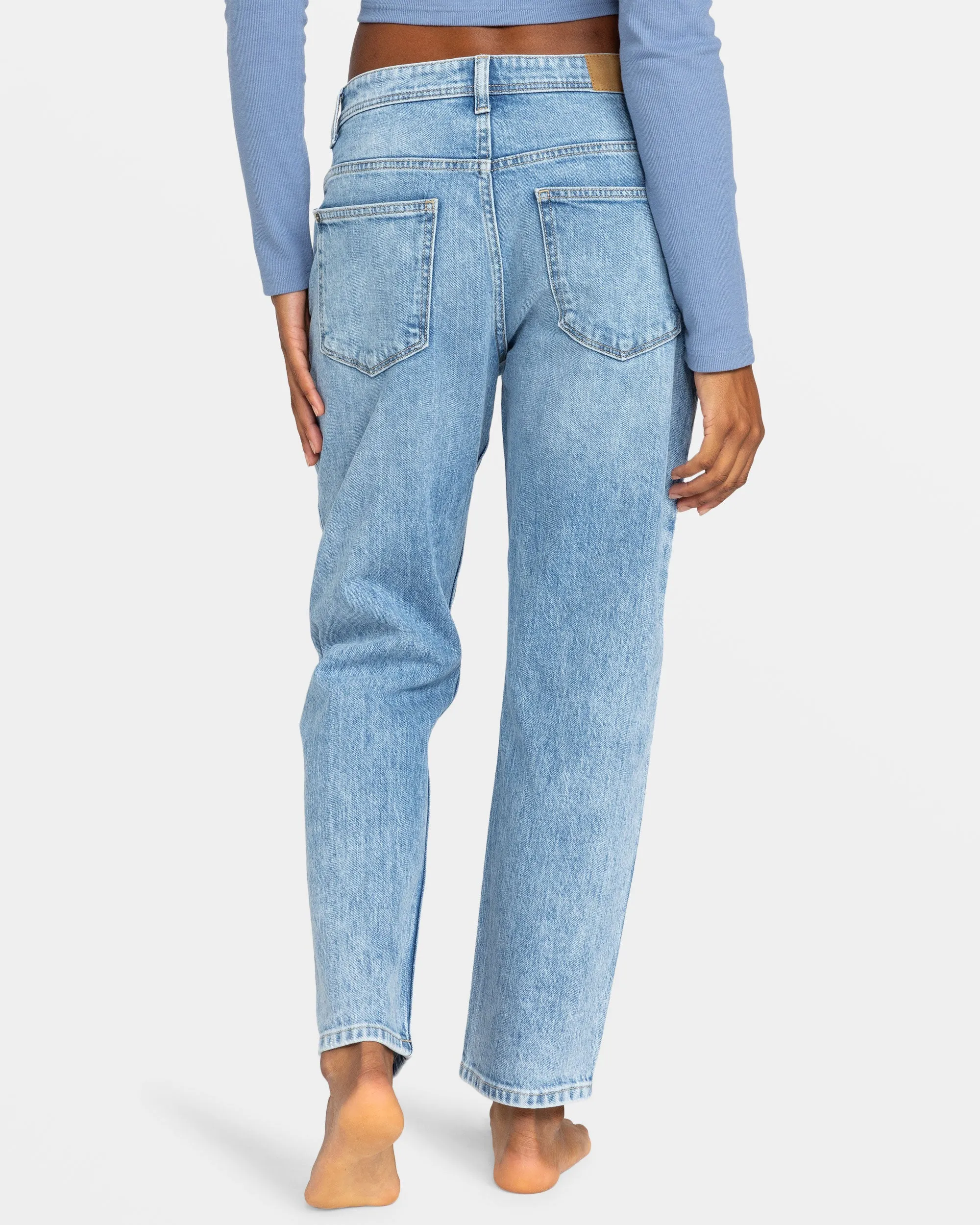 Patti Straight Jeans - Beau Blue