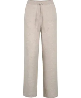 Paul James Knitwear Gold Womens Lambswool Lucia Knitted Trousers