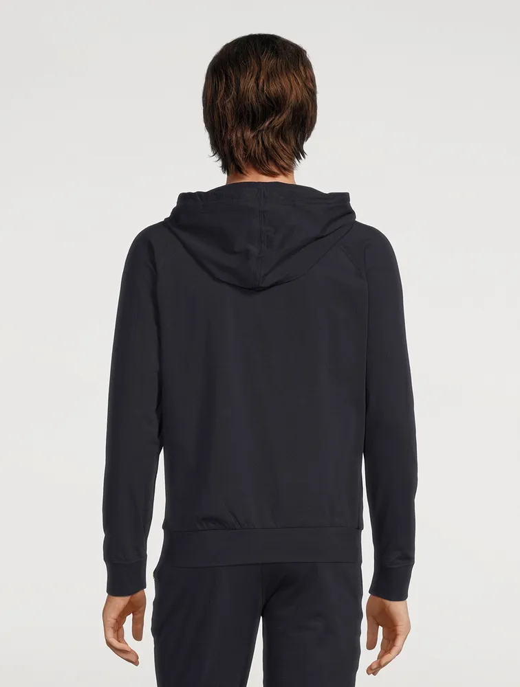 PAUL SMITH Jersey Cotton Zip Hoodie
