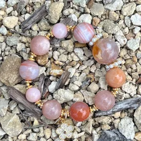 Peach Garden Crown Bracelet