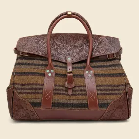 Pecos Blanket Duffle Bag - Grey/Brown/Multi