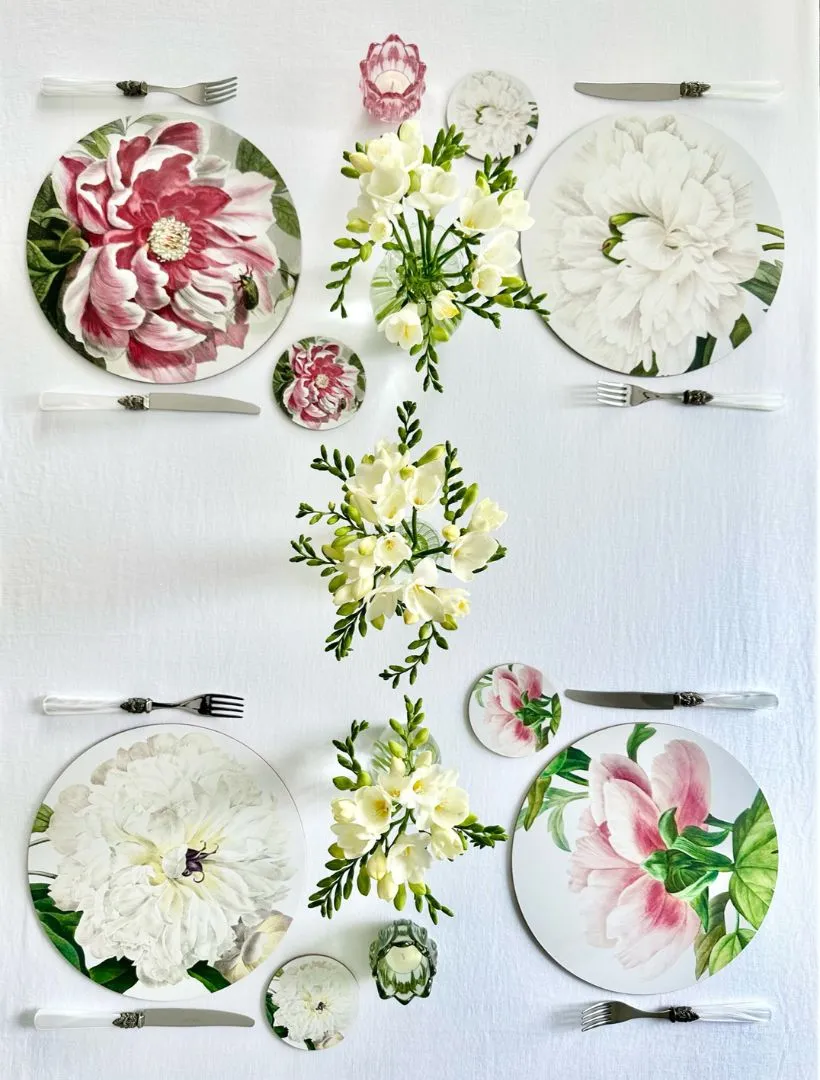 Peony Placemats (Set of 4)