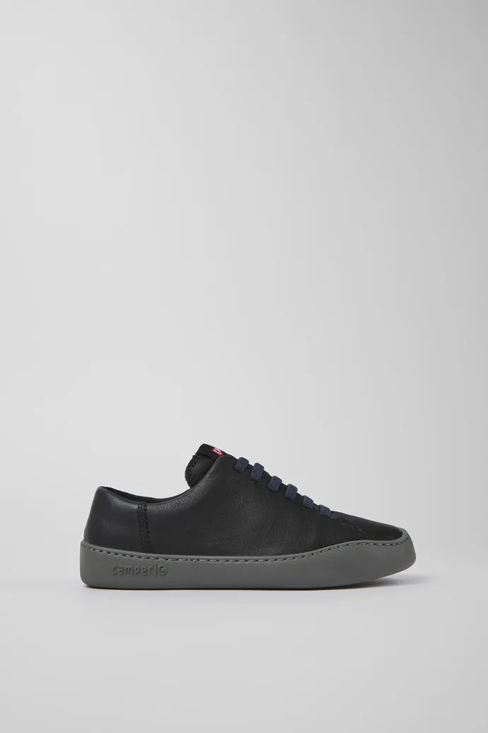 Peu Touring Black leather sneakers for women