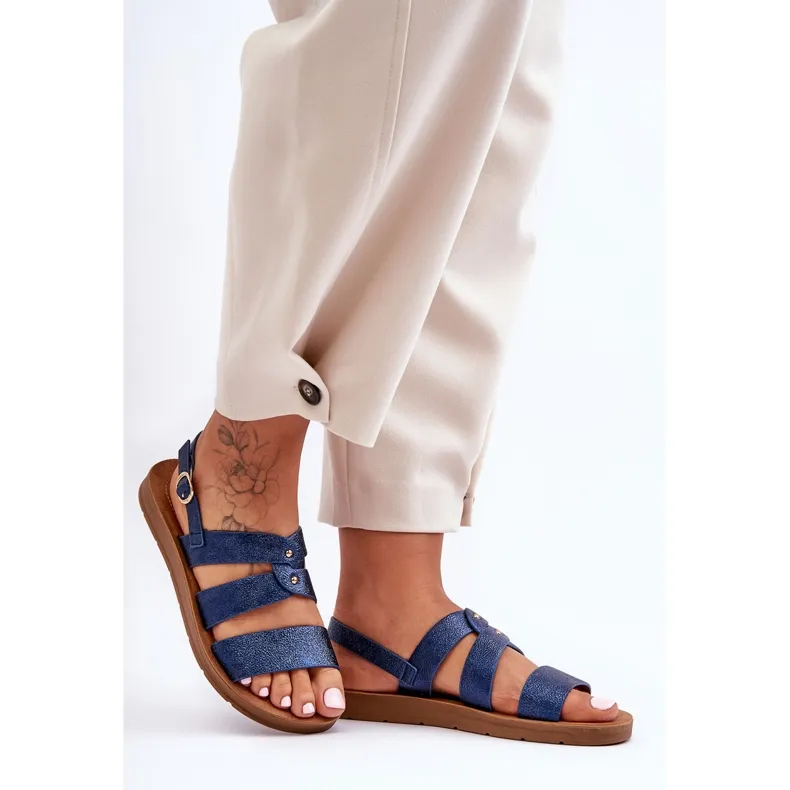 PG1 Women's Glitter Sandals Blue Catalia