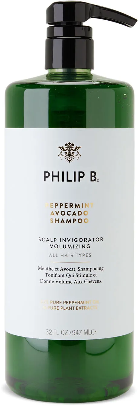 Philip B Peppermint Avocado Shampoo, 32 oz