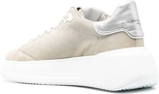 Philippe Model Paris Tres Temple low-top sneakers Grey