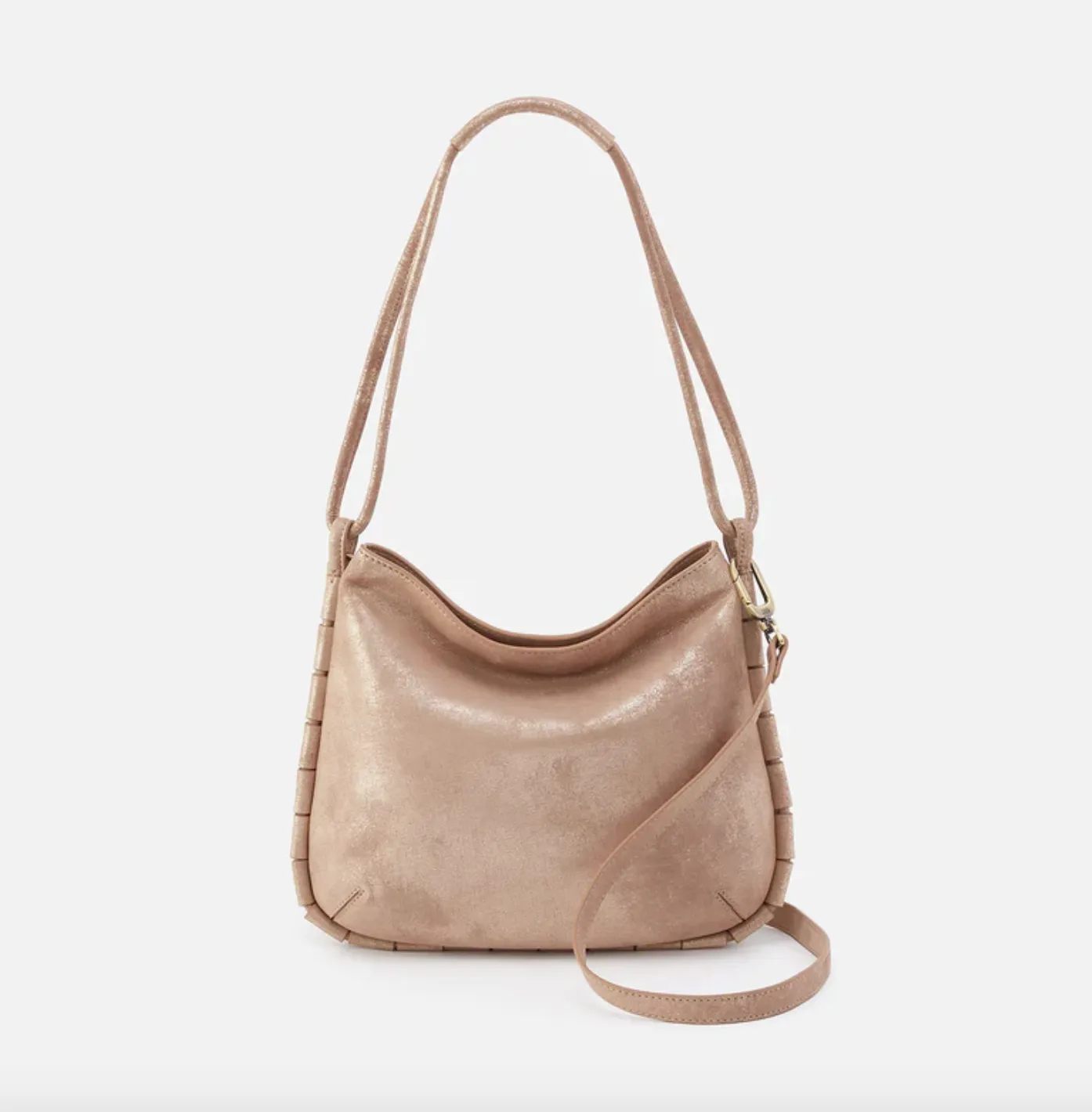 Phoebe Shoulder Bag | Metallic Leather