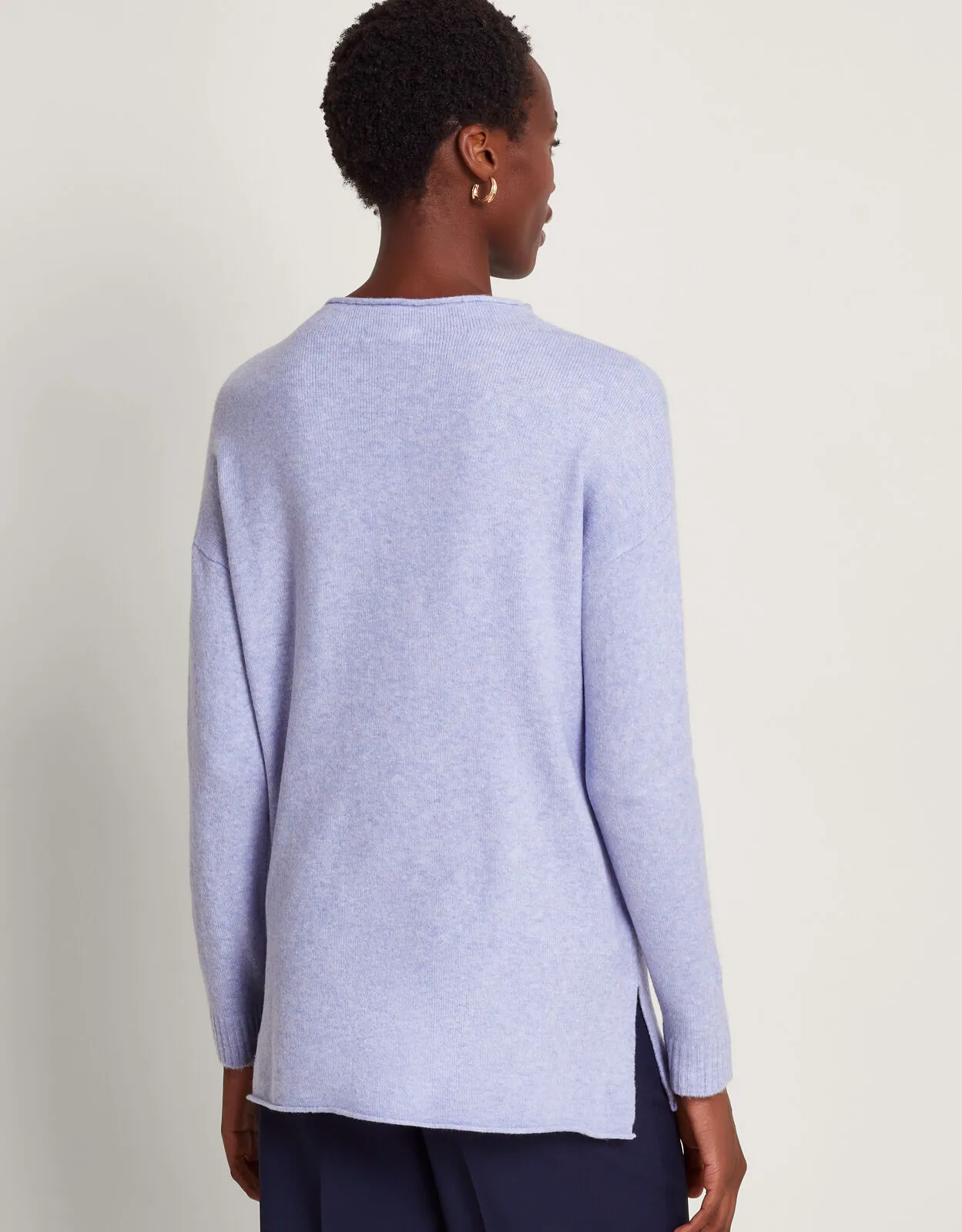 Pia Pocket Jumper Purple