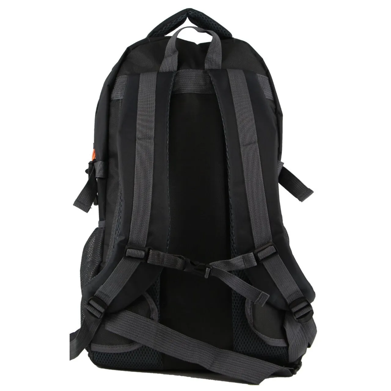 Pierre Cardin Mens Nylon Adventure Backpack - Grey/Black