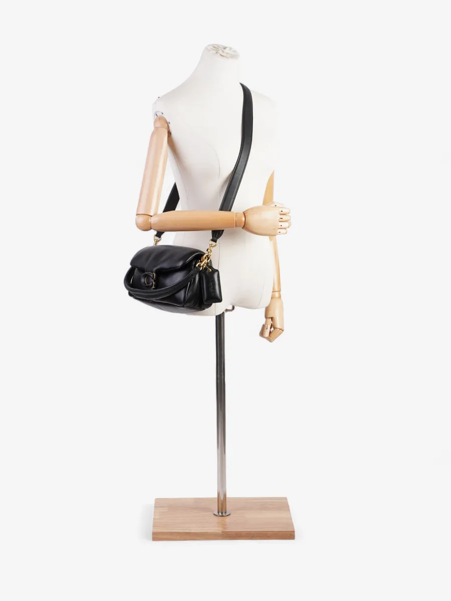 Pillow Tabby Black Nappa Leather 26