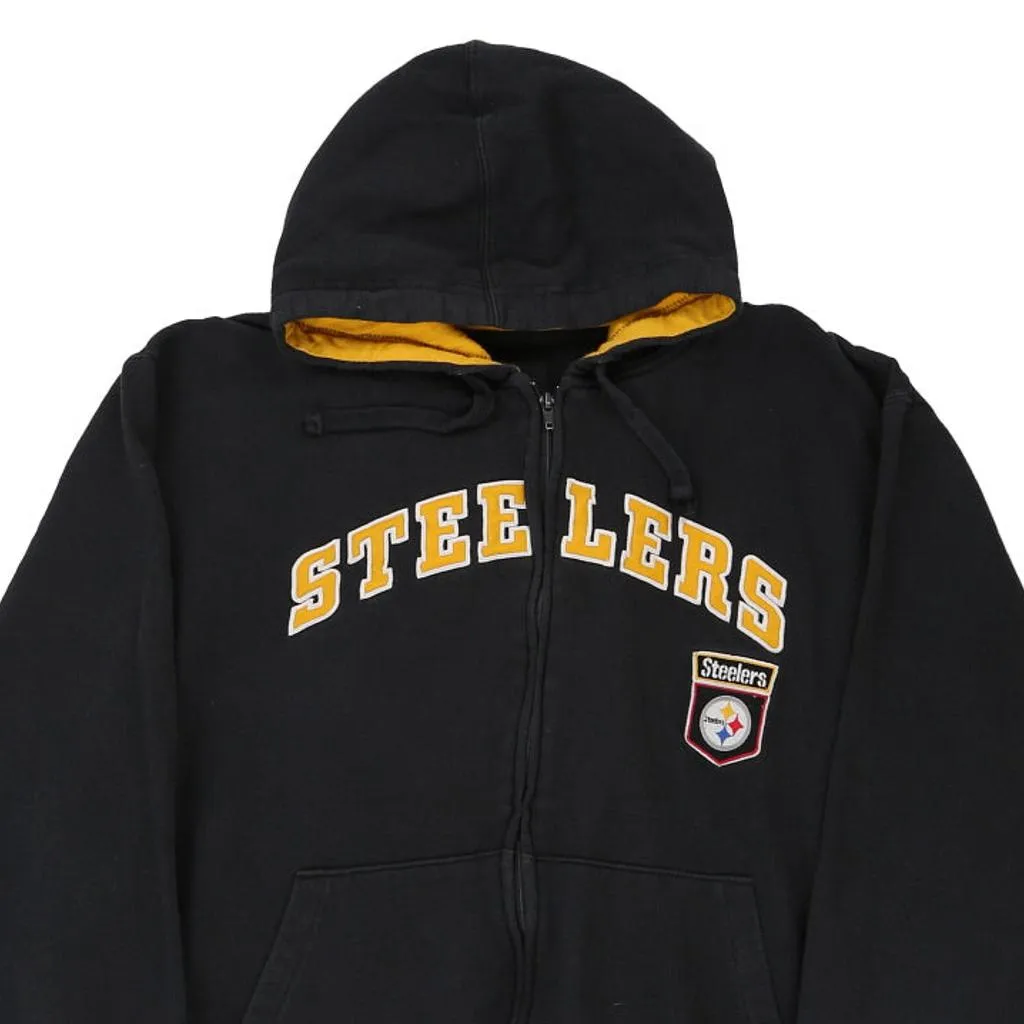 Pittsburgh Steelers Nfl Hoodie - XL Black Cotton Blend