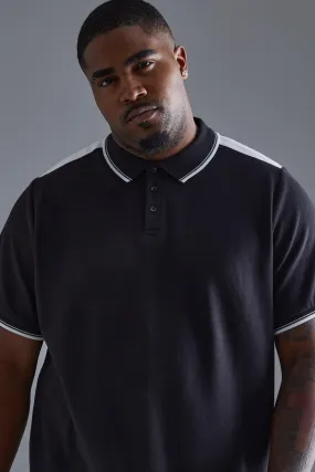 Plus Interlock Shoulder Tape Polo
