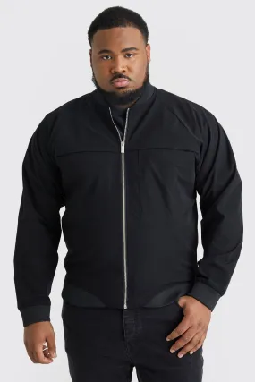 Plus Longsleeve Technical Stretch Bomber