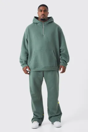 Plus Oversized Devil Horn Graffiti Tracksuit