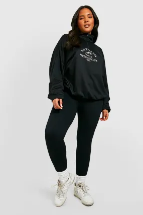 Plus Seam Free Contour Rib Leggings