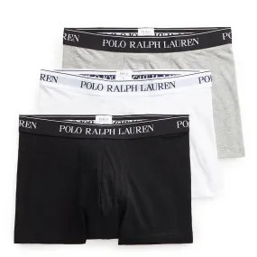 Polo Ralph Lauren Classic 3-Pack Trunks White / Polo Black / Andover Heather