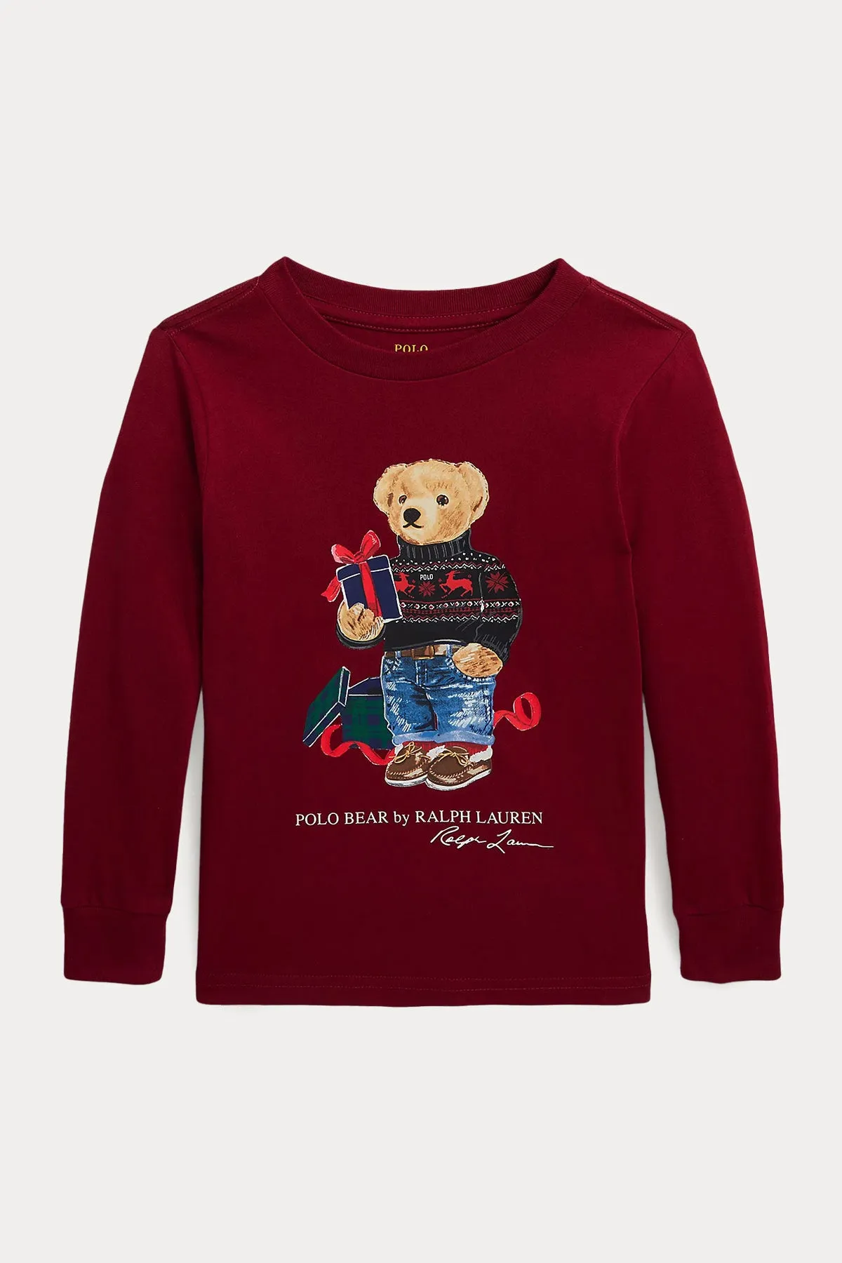 Polo Ralph Lauren Kids 2-4 Ya Unisex ocuk Polo Bear T-shirt
