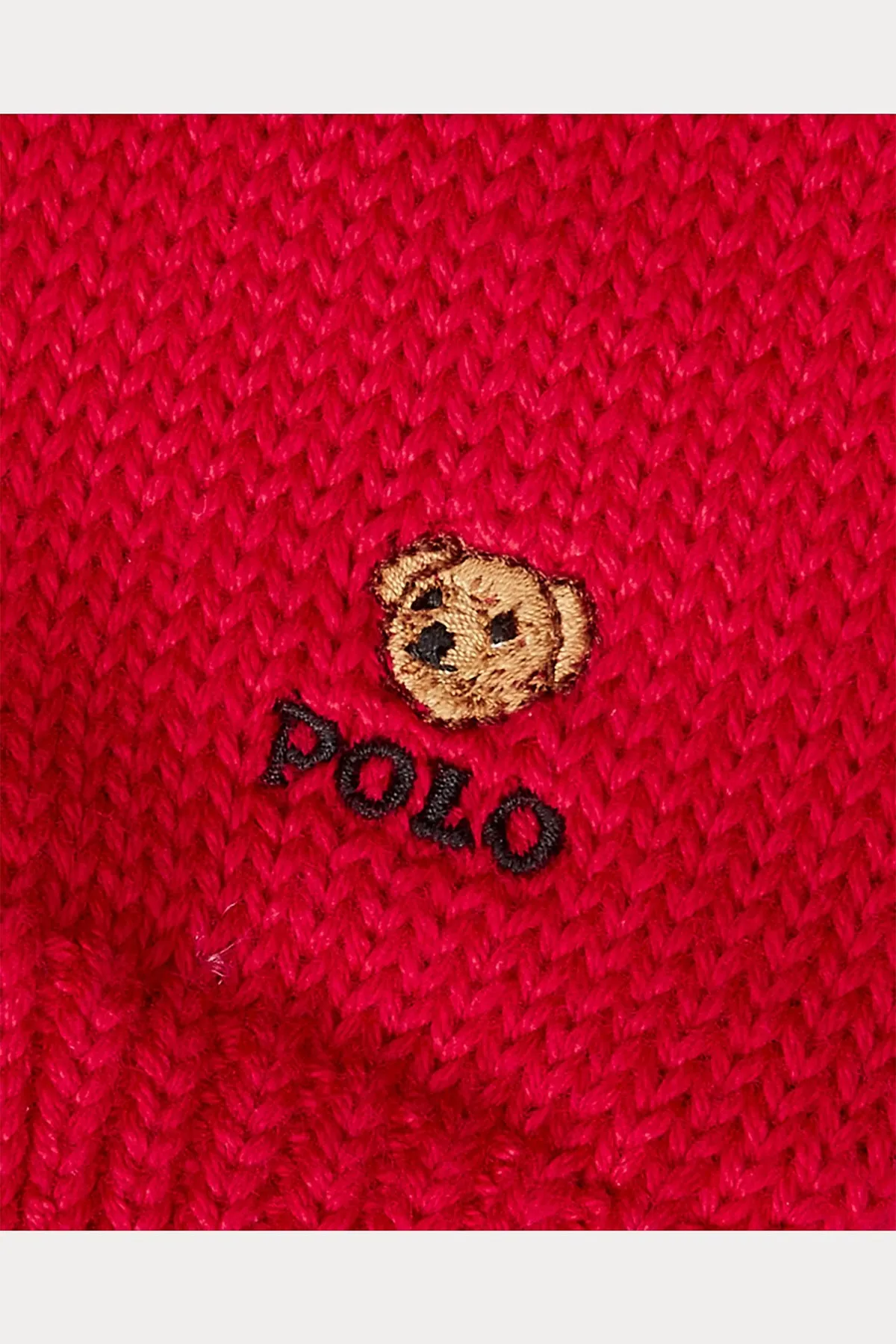 Polo Ralph Lauren Kids 4-7 Ya Unisex ocuk Yün rgü Polo Bear Eldiven