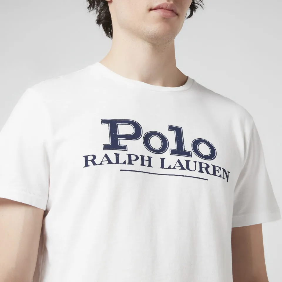 Polo Ralph Lauren Men's Polo Logo T-Shirt - White - S | Coggles