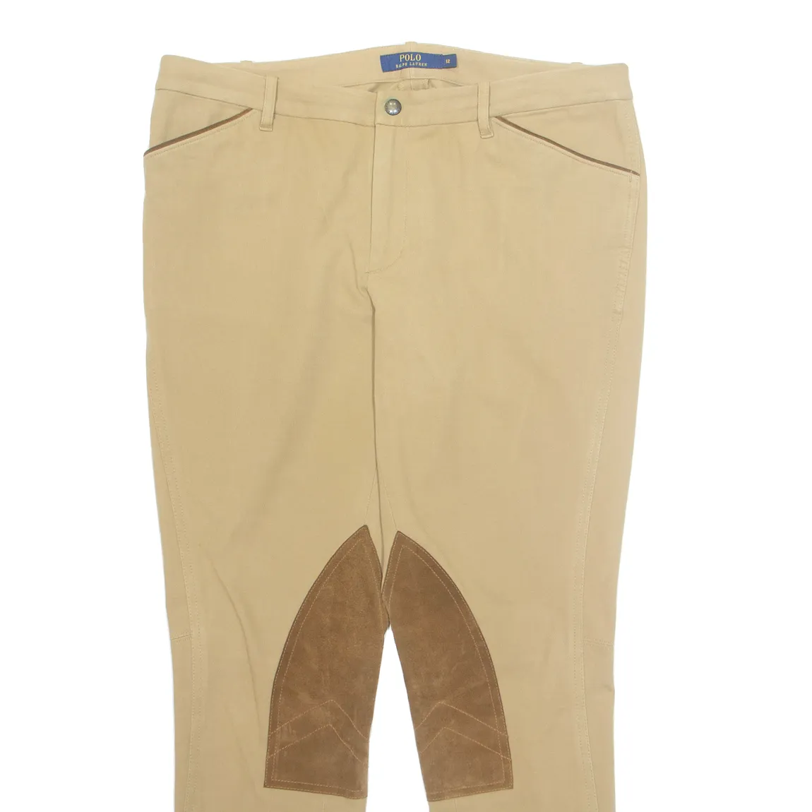 POLO RALPH LAUREN Womens Trousers Beige Regular Tapered W34 L27